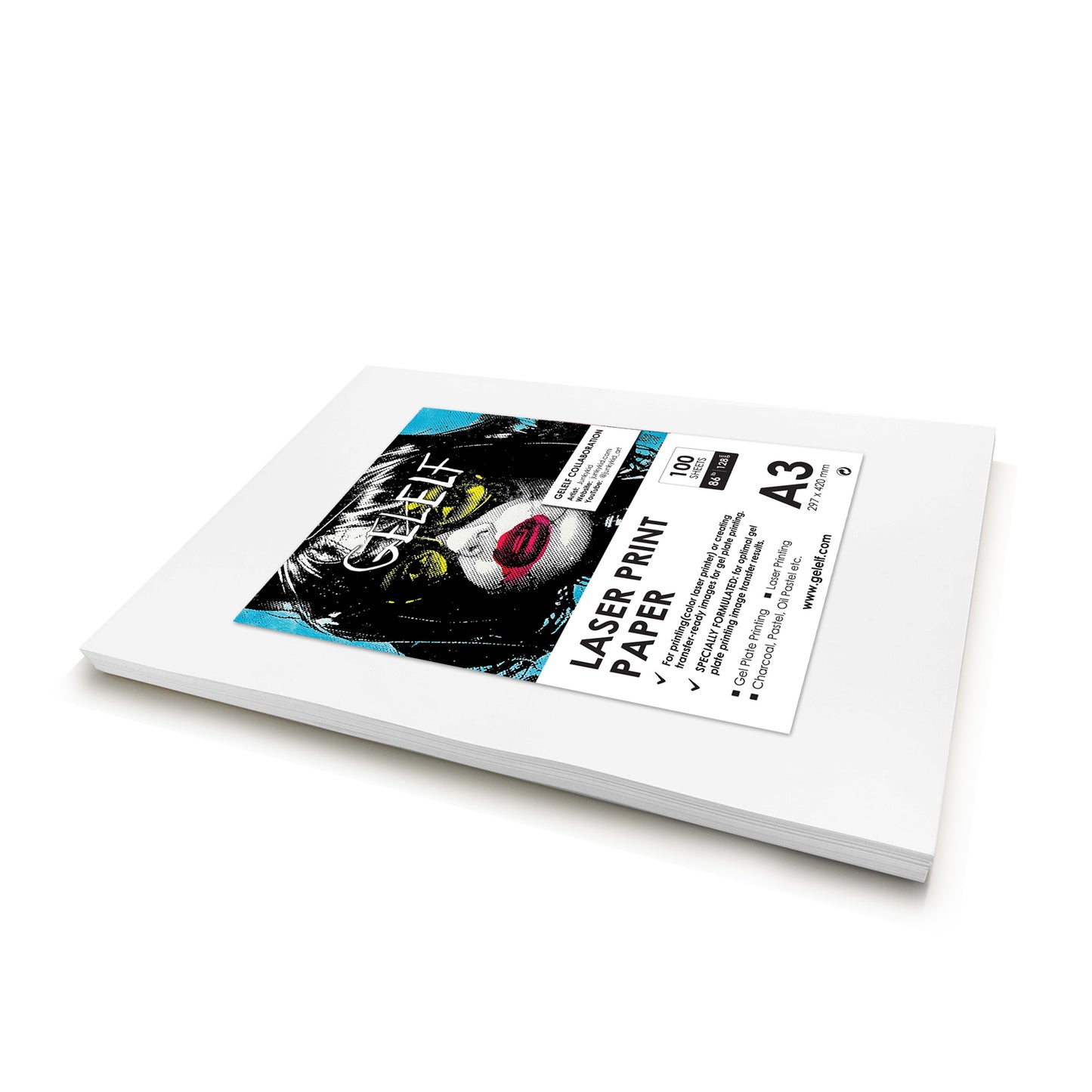 GELELF Laser Print Paper ( 86lb / 128gsm )