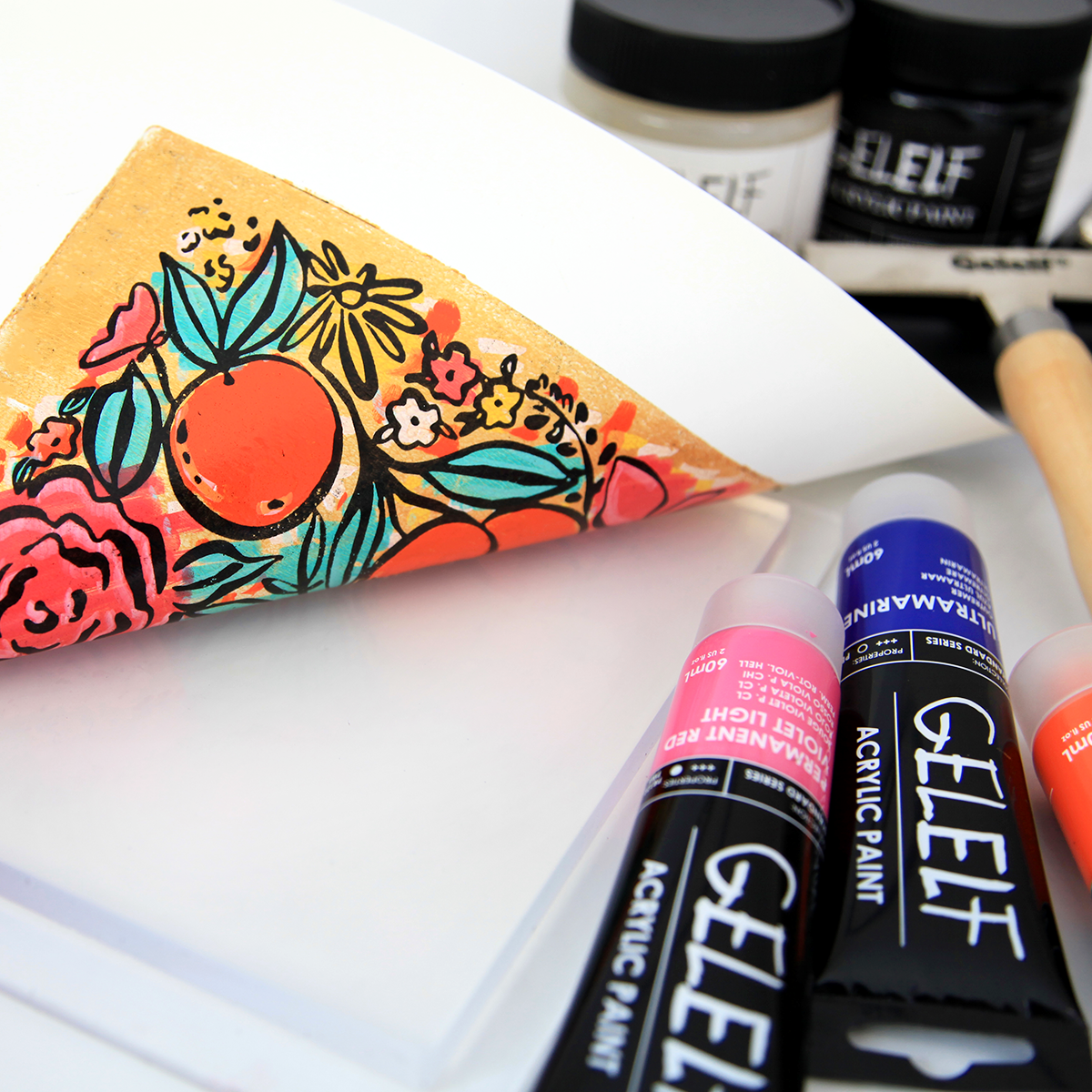Acrylic Paint for Gel Printmaking