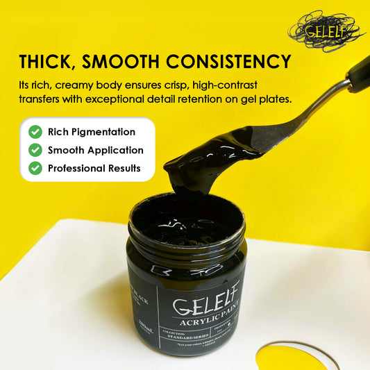 Acrylic Paint for Gel Printmaking ( 280mL, 9.5-oz )