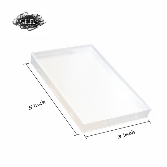 Gel Printing Plate- 3'' x 5 ''