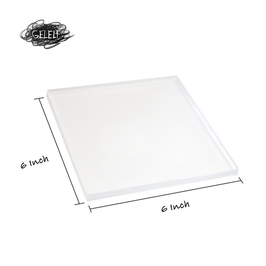 Gel Printing Plate- 6'' x 6''