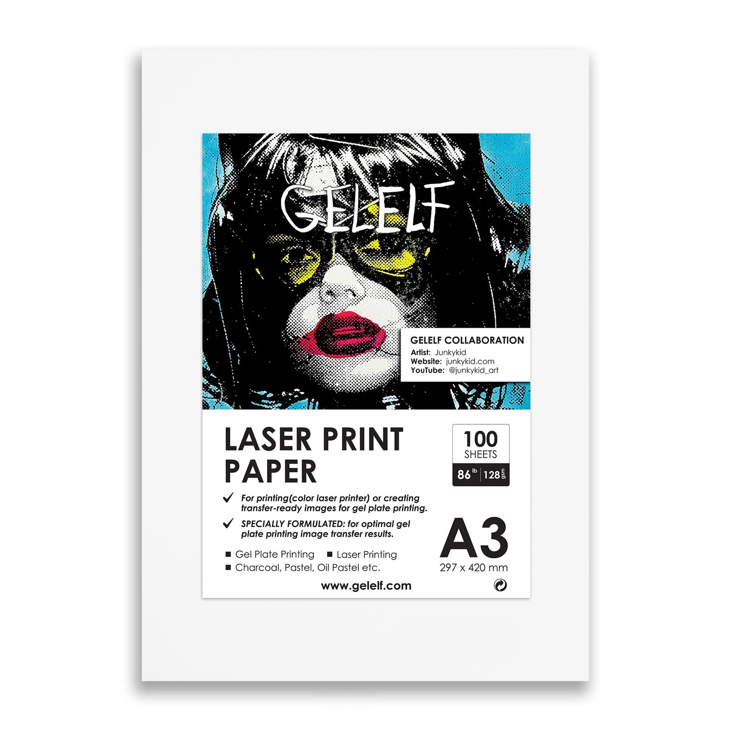 GELELF Laser Print Paper ( 86lb / 128gsm )